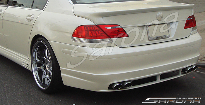 Custom BMW 7 Series  Sedan Rear Bumper (2005 - 2008) - $690.00 (Part #BM-018-RB)